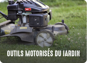 Outils motorisés du jardin
