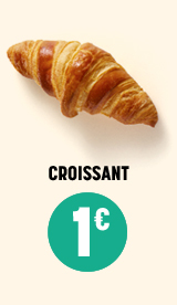 Croissant 1&euro;