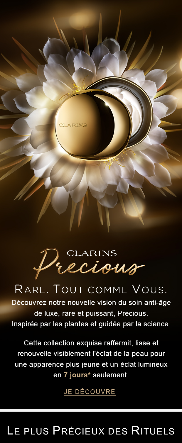 Découvrez Clarins Precious