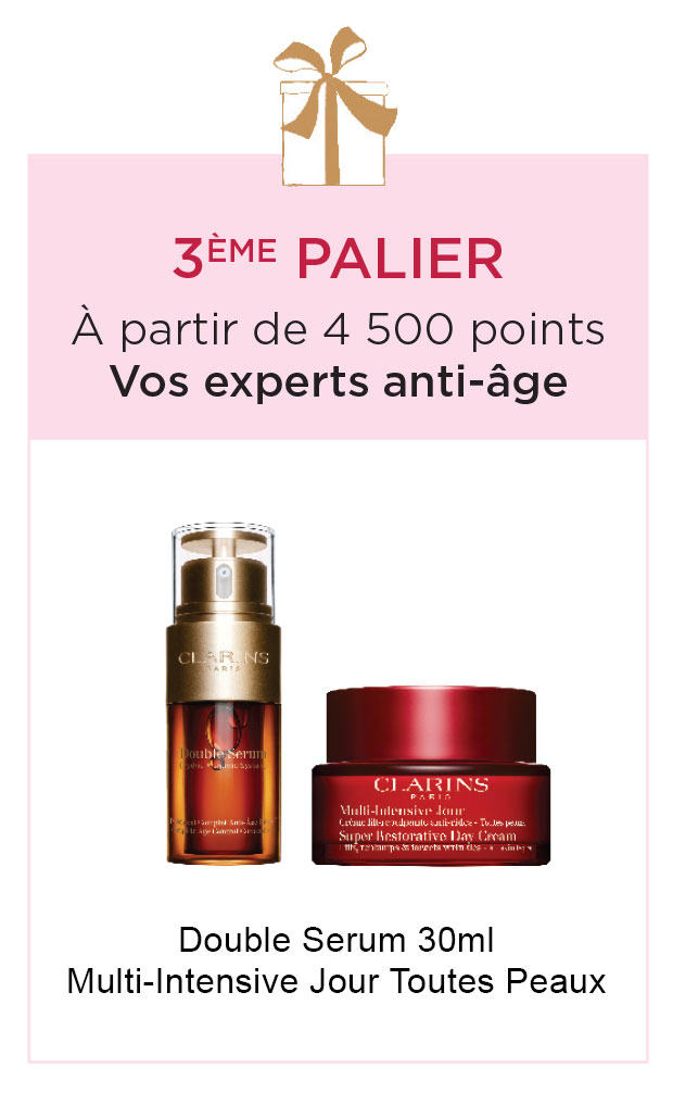 Plus vous cumulez de points, plus vous êtes gâtés