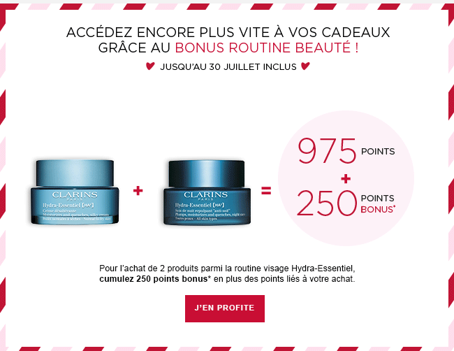 Votre bonus routine beauté